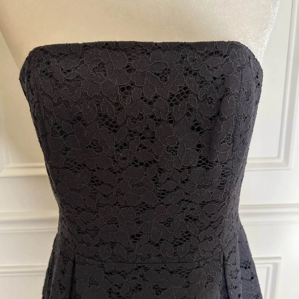 Lilly Pulitzer Strapless Floral Lace Dress - Picture 2 of 7